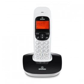 BRONDI TELEFONO CORDLESS NICE NERO/BIANCO