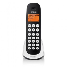 BRONDI TELEFONO CORDLESS ADARA NERO/BIANCO