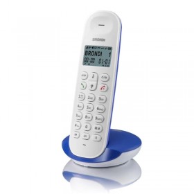 BRONDI TELEFONO CORDLESS LOTUS BIANCO BLU BRONDI TELEFONO CORDLESS LOTUS BIANCO BLU