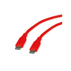 ROLINE CAVO USB COLORATO, 1M, ROSSO ROLINE CAVO USB COLORATO, 1M, ROSSO