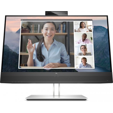 HP MONITOR 23,8 LED IPS 16:9 FHD 5MS 250 CDM, E24MV G4, PIVOT, WEBCAM, VGA/DP/HDMI, MULTIMEDIALE