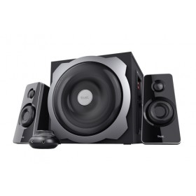 TRUST SET ALTOPARLANTI SPEAKERS 2.1 120W PICCO (60W RMS) - CON TELECOMANDO CON INGRESSO AUX + PRESA TRUST SET ALTOPARLANTI SPEAKERS 2.1 120W PICCO (60W RMS) - CON TELECOMANDO CON INGRESSO AUX + PRESA