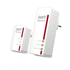 AVM FRITZ! POWERLINE 1260E, 2 PORTE LAN 10/100 WIRELESS N, ADATTATORE SINGOLO