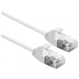 ROLINE CAVO UTP DATA CENTER PATCHCORD CAT.6A/CLASS EA, LSOH, SLIM, BIANCO, 0.5M