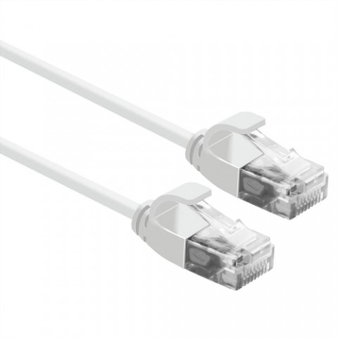 ROLINE CAVO UTP DATA CENTER PATCHCORD CAT.6A/CLASS EA, LSOH, SLIM, BIANCO, 1.5M