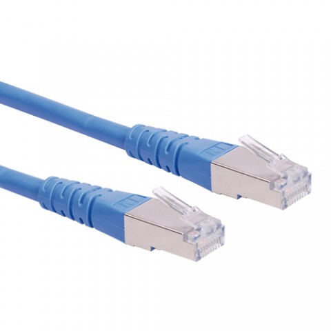 ROLINE CAVO S/FTP (PIMF) PATCHCORD CAT.6/CLASS E, BLU, 20M ROLINE CAVO S/FTP (PIMF) PATCHCORD CAT.6/CLASS E, BLU, 20M
