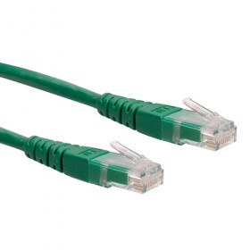 ROLINE CAVO UTP PATCHCORD CAT.6, CLASS E, VERDE, 2M