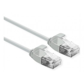 ROLINE CAVO UTP DATA CENTER PATCHCORD CAT.6A, CLASS EA, LSOH, SLIM, GRIGIO, 1M