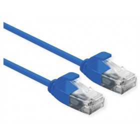ROLINE CAVO UTP DATA CENTER PATCHCORD CAT.6A CLASS EA LSOH SLIM BLU 5M