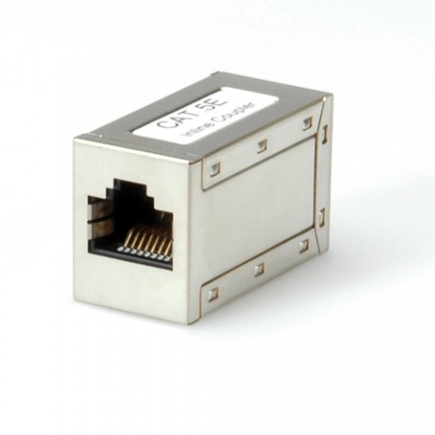 ROLINE ACCOPPIATORE MODULARE CAT5E CLASSE D STP RJ45 ARGENTO