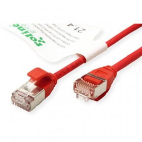 ROLINE GREEN CAVO U/FTP DATACENTER PATCHCORD CAT.6A/CLASS EA, LSOH/TPE, SLIM, ROSSO, 2M