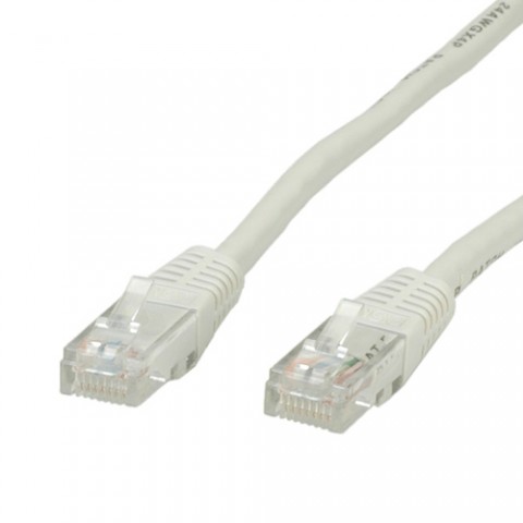 VALUE CAVO DI RETE UTP PATCHCORD CAT.5E/CLASS D, GRIGIO, 1M