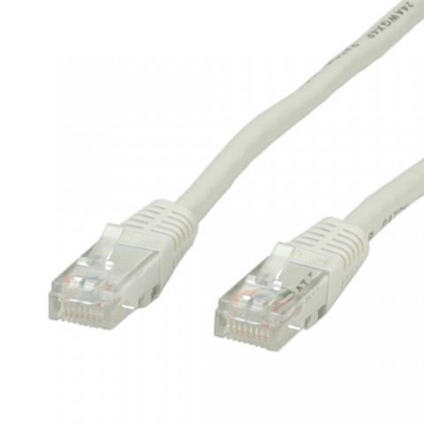 VALUE UTP PATCHCORD CAT5e/CLASS D, CCA, AWG24, GREY, 10M