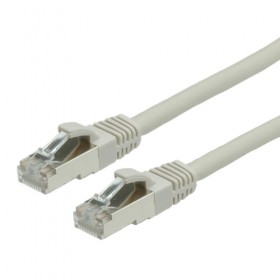 VALUE CAVO DI RETE S/FTP (PIMF) PATCHCORD CAT.6/CLASS E, LSOH, GRIGIO, 0.5M