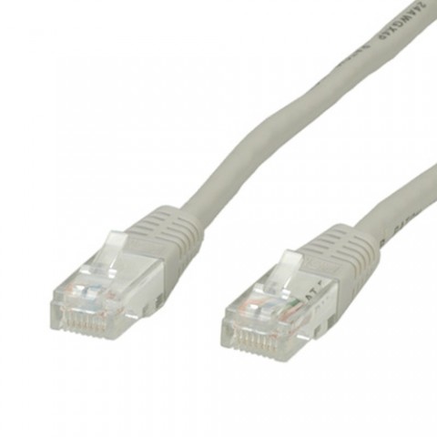 VALUE CAVO UTP PATCHCORD CAT.6 CLASS E, GRIGIO, 10M