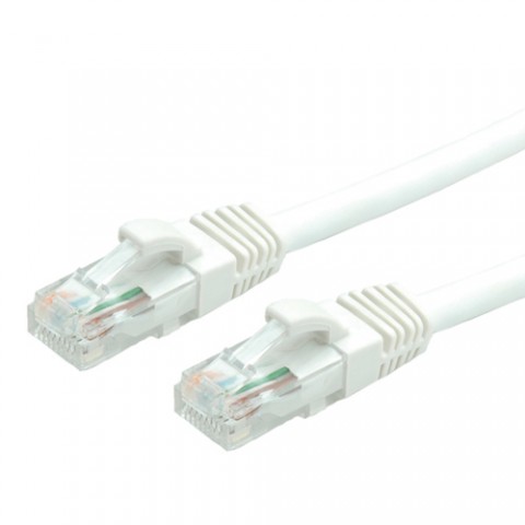 VALUE CAVO DI RETE UTP PATCHCORD CAT.6/CLASS E, LSOH, BIANCO, 0.5M