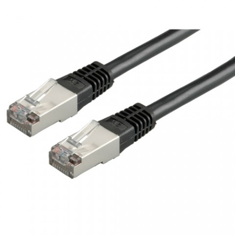 VALUE CAVO DI RETE S/FTP (PIMF) PATCH CORD, CAT.6 (CLASS E), BLACK, 2 M