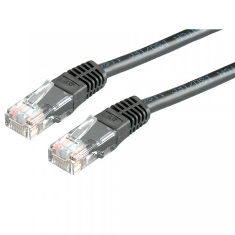 VALUE CAVO UTP PATCHCORD CAT.6/CLASS E, BLACK, 0.5M