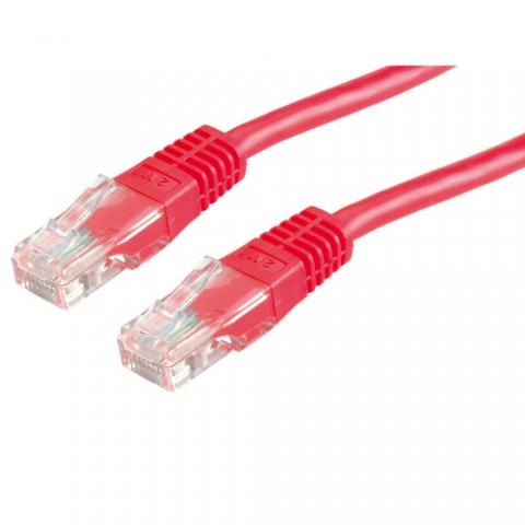 VALUE CAVO UTP PATCHCORD CAT.6/CLASS E, ROSSO, 10M