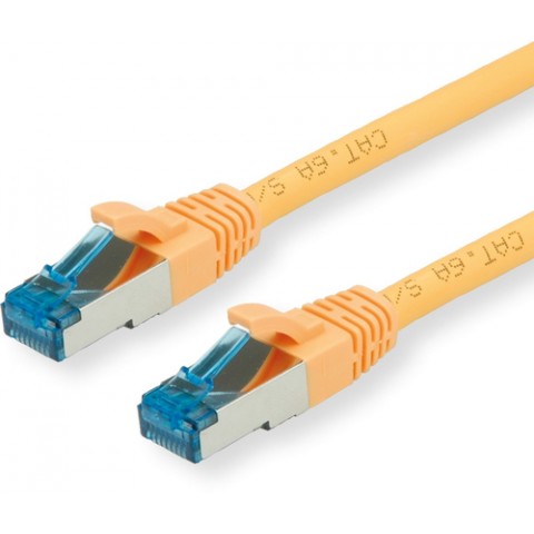 VALUE CAVO S/FTP (PiMF) PATCHCORD CAT 6A, CLASS EA, GIALLO, 1,5M VALUE CAVO S/FTP (PiMF) PATCHCORD CAT 6A, CLASS EA, GIALLO, 1,5M