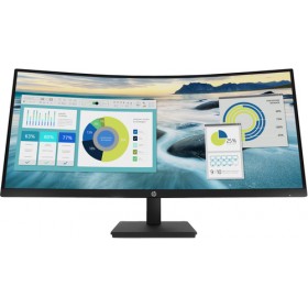 HP MONITOR CURVO 34 LED VA 21:9 WQHD 5MS 250 CDM, P34hc G4, REG ALTEZZA, USB-C, DP/HDMI, MULTIMEDIAL