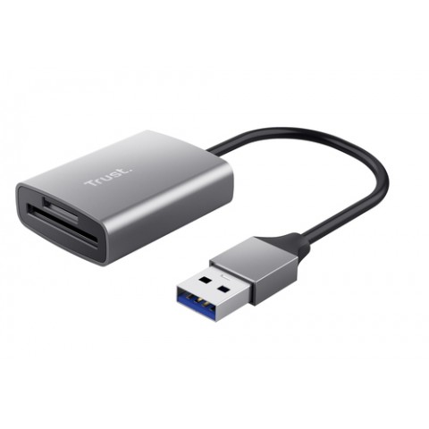 TRUST CARDREADER VELOCE USB-A 3.2 - DALYX ALLUMINIO TRUST CARDREADER VELOCE USB-A 3.2 - DALYX ALLUMINIO