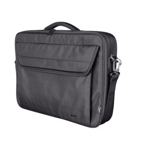 TRUST BORSA LAPTOP/NOTEBOOK FINO A 15,6" ECO - 100 MATERIALE RICICLATO - ATLANTA NERO TRUST BORSA LAPTOP/NOTEBOOK FINO A 15,6" ECO - 100 MATERIALE RICICLATO - ATLANTA NERO