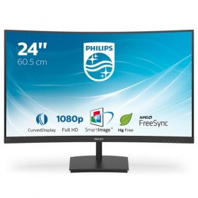 PHILIPS MONITOR CURVO 23,6 LED VA 16:9, VGA/HDMI