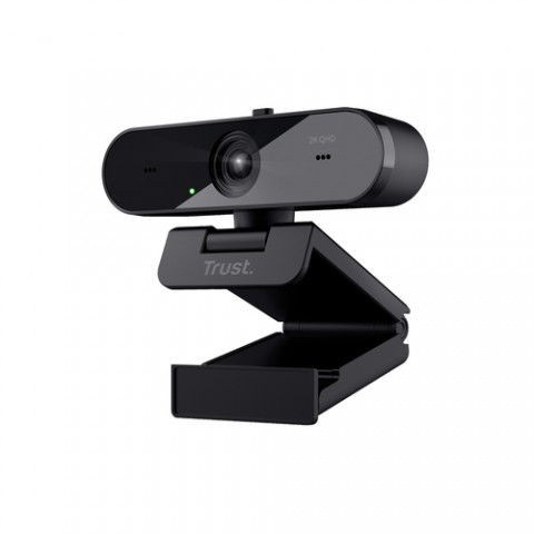 TRUST WEBCAM 2K QHD 2560X1440p - FILTRO PRIVACY - 85 PLASTICA RICICLATA - TAXON - NERO TRUST WEBCAM 2K QHD 2560X1440p - FILTRO PRIVACY - 85 PLASTICA RICICLATA - TAXON - NERO