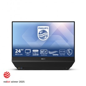 PHILIPS DOPPIO MONITOR 23,8 LED IPS FHD 16:9 4MS 120hz, 2xHDMI, 2x USB-C, MULTIMEDIALE PHILIPS DOPPIO MONITOR 23,8 LED IPS FHD 16:9 4MS 120hz, 2xHDMI, 2x USB-C, MULTIMEDIALE
