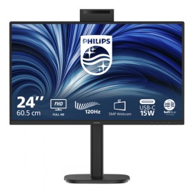 PHILIPS MONITOR 23,8 LED IPS FHD 16:9 4MS 300 CDM 120hz, PIVOT, WEBCAM, USB-C, VGA/DP/HDMI, MULTIMED PHILIPS MONITOR 23,8 LED IPS FHD 16:9 4MS 300 CDM 120hz, PIVOT, WEBCAM, USB-C, VGA/DP/HDMI, MULTIMED