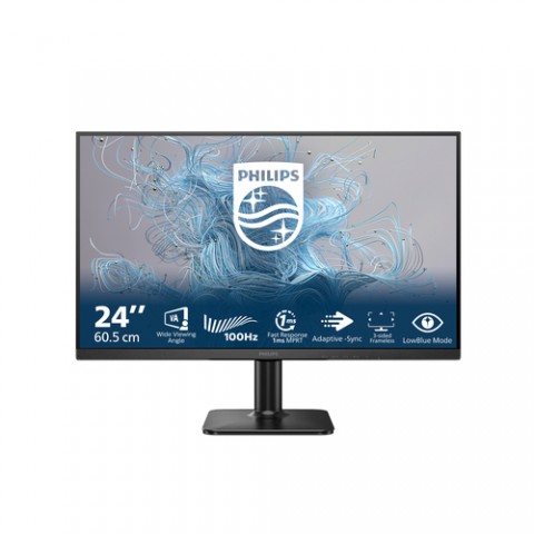 PHILIPS MONITOR 23,8 LED VA 16:9 FHD 1MS 250 CDM 100hz, VGA/HDMI PHILIPS MONITOR 23,8 LED VA 16:9 FHD 1MS 250 CDM 100hz, VGA/HDMI