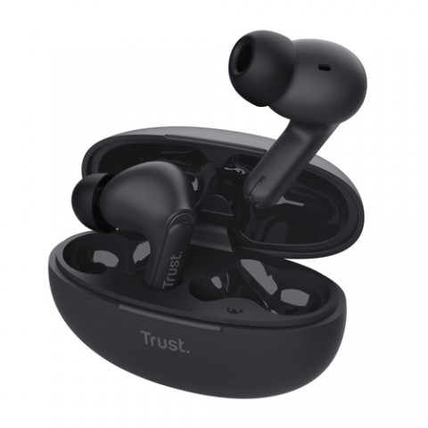 TRUST EARBUDS YAVI BT ENC, NERO