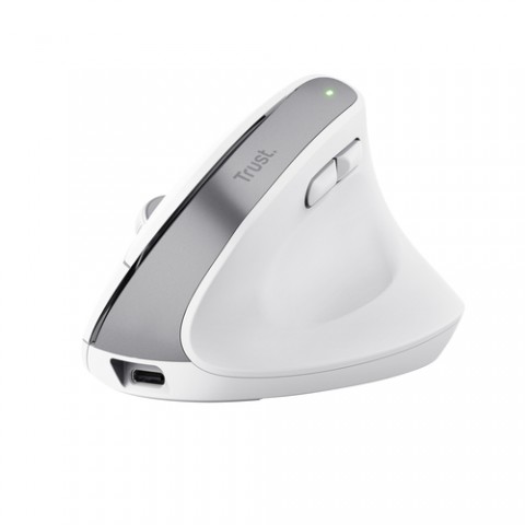 TRUST MOUSE BAYO ERGONOMICO WIRELESS, BIANCO TRUST MOUSE BAYO ERGONOMICO WIRELESS, BIANCO