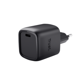 TRUST ALIMENTATORE/CARICABATTERIA 30W USB-C GAN - PLASTICA RICICLATA 50 - MAXO - NERO