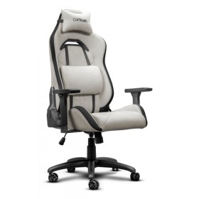 TRUST SEDIA GAMING PREMIUM IN TESSUTO REALIZZATA CON MATERIALI SOSTENIBILI- GXT 723B RUYA - BEIGE