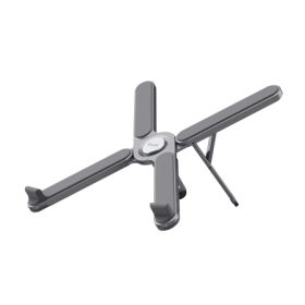 TRUST SUPPORTO/RIALZO PER LAPTOP - PIEGHEVOLE IN ALLUMINIO - MACY - GRIGIO TRUST SUPPORTO/RIALZO PER LAPTOP - PIEGHEVOLE IN ALLUMINIO - MACY - GRIGIO