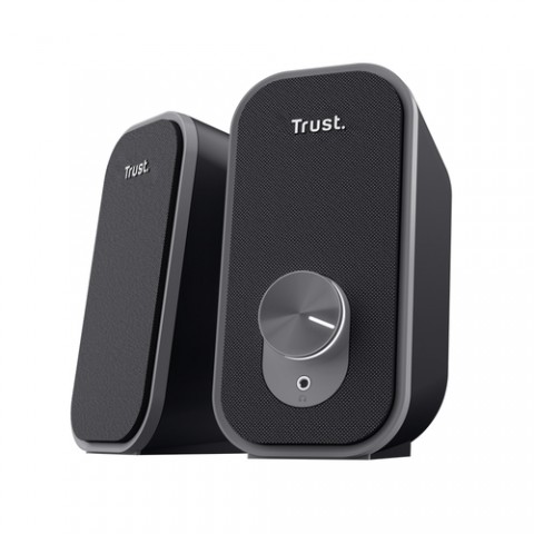 TRUST SET ALTOPARLANTI SPEAKERS 2.0 12W PICCO (6W RMS) CON PRESA PER CUFFIE - ADOR 2.0 - NERO/GRIGIO TRUST SET ALTOPARLANTI SPEAKERS 2.0 12W PICCO (6W RMS) CON PRESA PER CUFFIE - ADOR 2.0 - NERO/GRIGIO