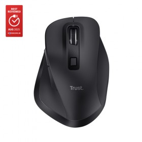 TRUST MOUSE WIRELESS RICARICABILE MULTICONNECT BT + WL 2,4GHZ - 2.400DPI - PLASTICA RICICLATA 50 -