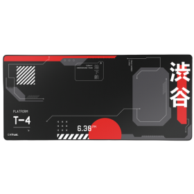 TRUST TAPPETINO/MOUSEPAD XXL 930x400 LAVABILE - PROTEGGI SCRIVANIA MISURA - GXT759 - JAPAN NERO