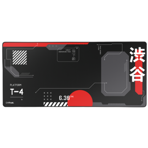 TRUST TAPPETINO/MOUSEPAD XXL 930x400 LAVABILE - PROTEGGI SCRIVANIA MISURA - GXT759 - JAPAN NERO TRUST TAPPETINO/MOUSEPAD XXL 930x400 LAVABILE - PROTEGGI SCRIVANIA MISURA - GXT759 - JAPAN NERO