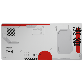 TRUST TAPPETINO/MOUSEPAD XXL 930x400 LAVABILE - PROTEGGI SCRIVANIA MISURA - GXT759 -JAPAN WHITE