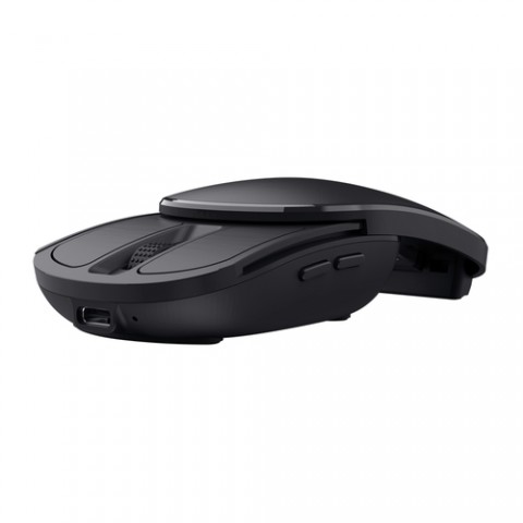 TRUST MOUSE WIRELESS RICARICABILE RICHIUDIBILE TASCABILE - 2400DPI - ZYLO - NERO