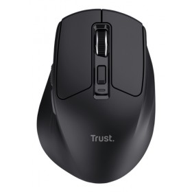 TRUST MOUSE WIRELESS RICARICABILE MULTICONNECT WL 2,4GHZ + 2x BT SILENT - 3200DPI - NIVEN - NERO