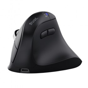 TRUST MOUSE ERGONOMICO VERTICALE HYPERSCROLL WIRELESS RICARICABILE MULTICONNECT 2x BT + WL 2,4GHZ (U TRUST MOUSE ERGONOMICO VERTICALE HYPERSCROLL WIRELESS RICARICABILE MULTICONNECT 2x BT + WL 2,4GHZ (U