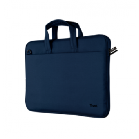 TRUST BORSA LAPTOP/NOTEBOOK FINO A 14" ECO - REALIZZATA CON PET RICICLATO - BOLOGNA BLU