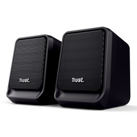 TRUST SET ALTOPARLANTI SPEAKERS 2.0 12W PICCO (6W RMS) - 85 PLASTICA RICICLATA - MILO - NERO TRUST SET ALTOPARLANTI SPEAKERS 2.0 12W PICCO (6W RMS) - 85 PLASTICA RICICLATA - MILO - NERO