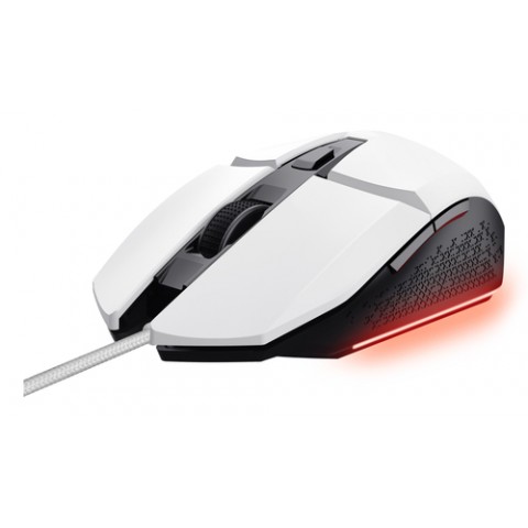 TRUST MOUSE GAMING PER PS5 ILLUMINATO CABLATO 6.400DPI ACELLERAZIONE 20G - GXT109PS FELOX BIANCO TRUST MOUSE GAMING PER PS5 ILLUMINATO CABLATO 6.400DPI ACELLERAZIONE 20G - GXT109PS FELOX BIANCO