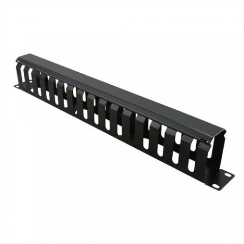 VALUE PIASTRA GESTIONE CAVI, 40X60MM, NERO