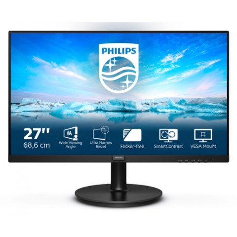 PHILIPS MONITOR 27 LED VA 16:9 FHD, 4MS 250 CDM, VGA/HDMI   TS